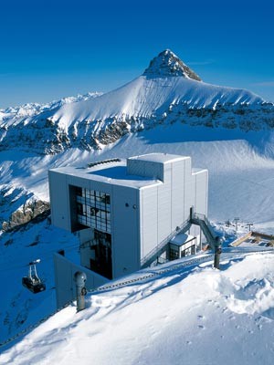 Les Diablerets Schweiz Glacier 3000 Skifahren
