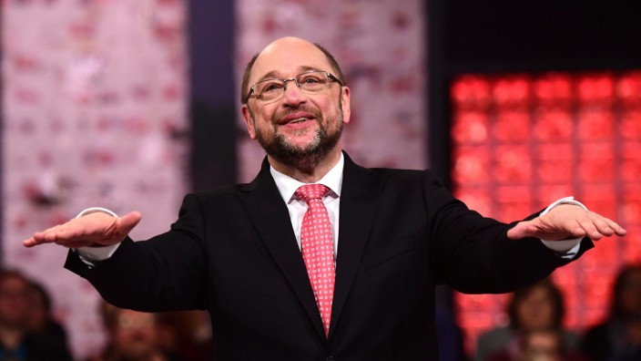 Bundestagswahl: Martin Schulz bei dem SPD-Parteitag