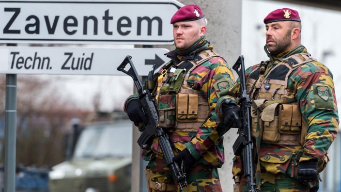 Belgien: Soldaten auf den Straßen wie auf diesem Archivbild zählen auch noch ein Jahr nach den Anschlägen in Brüssel zum Alltag.