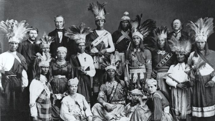 Mohawks Kahnawake 1869