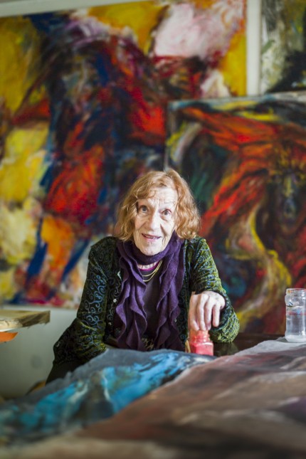 Kunst: Gemalt hat Pi Büchner fast ihr ganzes Leben. Zum 90. Geburtstag stellt sie ihre Werke erstmals aus.