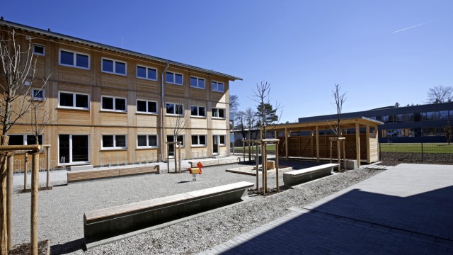 Neue Asylunterkunft in Geretsried: Die Geretsrieder Asyl-Häuser.
