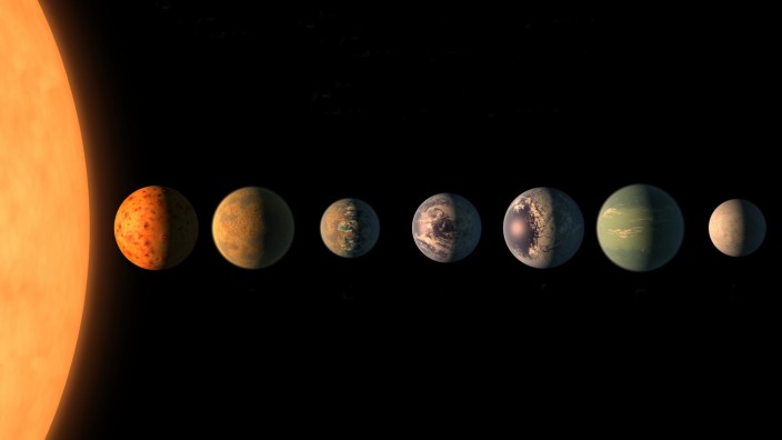 Sieben erdähnliche Planeten entdeckt