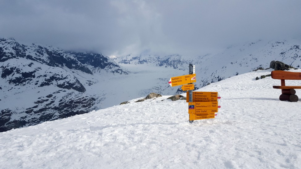 Aletsch Arena Gletscher Wallis Schweiz Skifahren Skigebiet Ski Schneeschuh