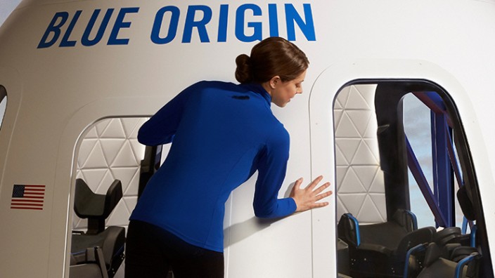 Blue Origin: Blue-Origin-Kapsel mit "den größten Fenstern in der Geschichte der Raumfahrt".