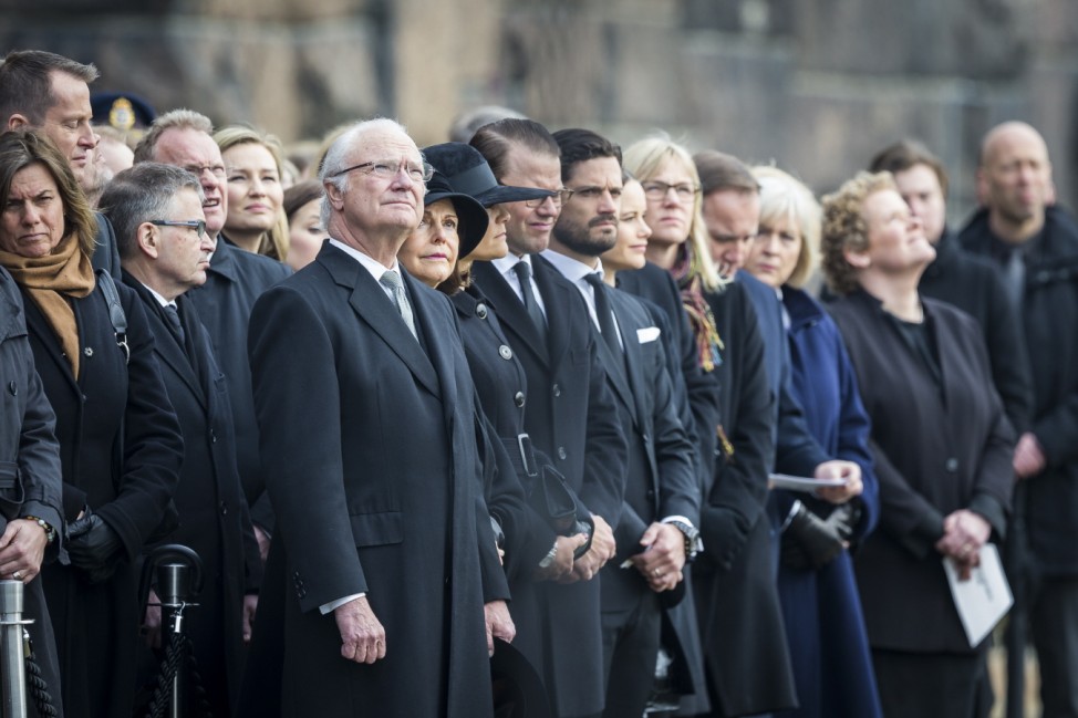 Official Ceremony For Victims Of Attacks in Stockholm