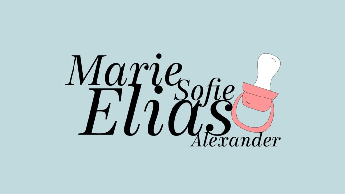 Vornamen: Marie und Elias sind die beiden am häufigsten vergebenen Vornamen im Jahre 2016.