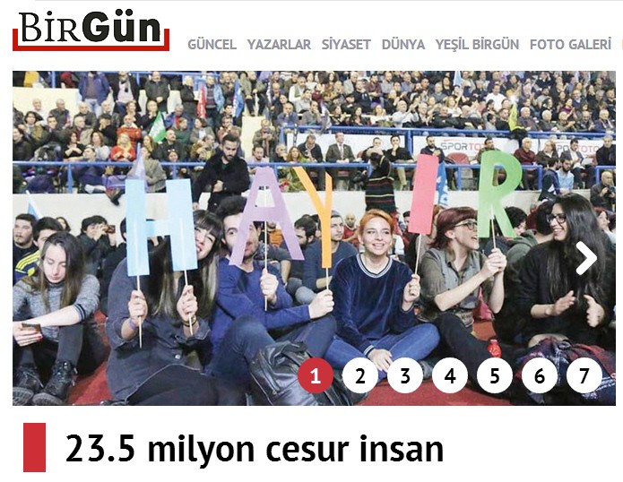 Türkische Presse nach dem Referendum
