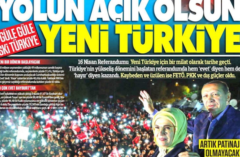Türkische Presse nach Referendum