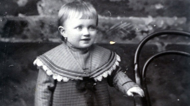 107. Geburtstag in Putzbrunn: Margarete Mönich als Kind.
