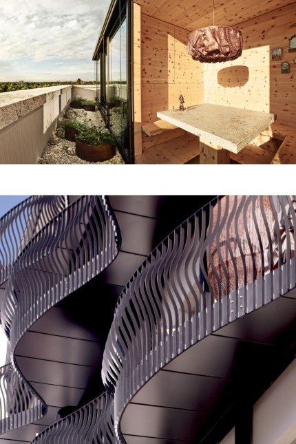 Balkonserie Balkone zusammengestellt für Ipad