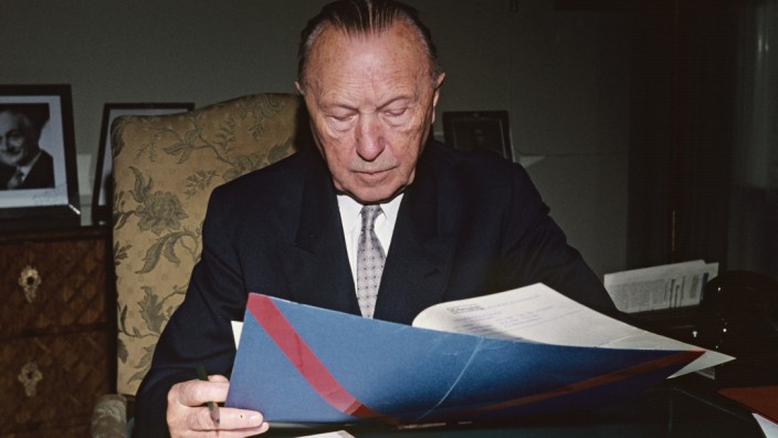 Konrad Adenauer Kanzler Nachkriegszeit Präsident T Shirt #7225 