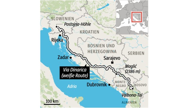 Tourismus auf dem Balkan: SZ-Karte