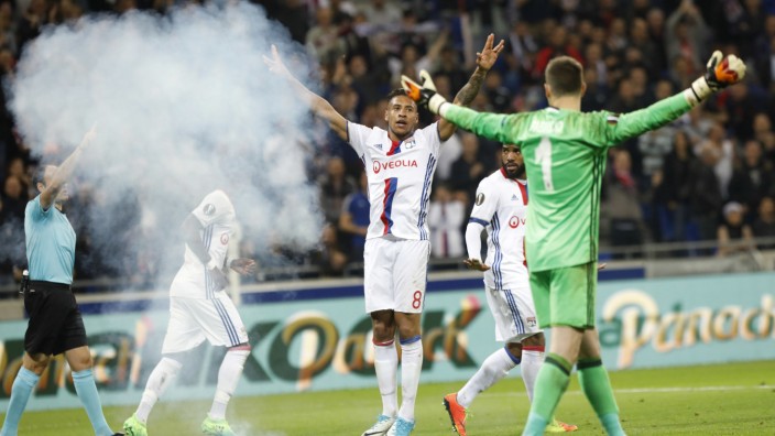 Europa League: Szenen aus dem Europa-League-Spiel zwischen Lyon und Besiktas.