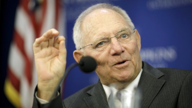 Finanzminister Schäuble in Washington