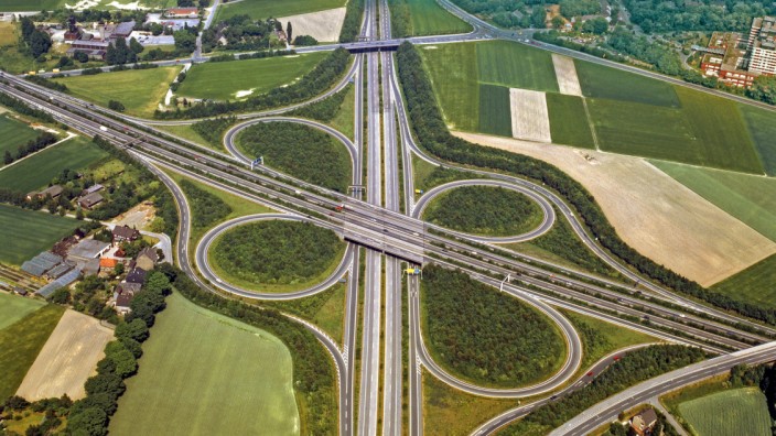 Autobahnkreuz, motorway junction
