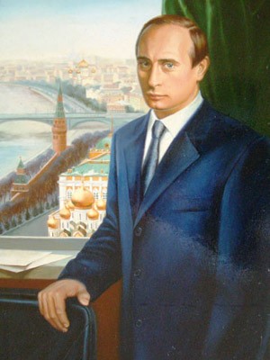 Putin, Kunst, Russland, Portrait,