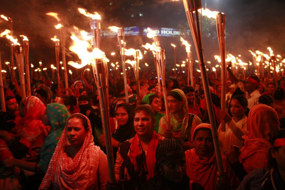 Textilarbeiter protestieren in Bangladesch