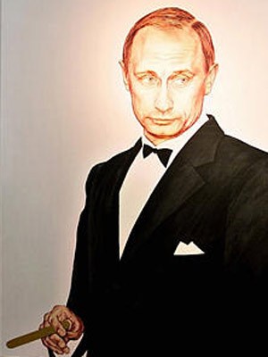Putin, Kunst, Russland, Portrait, AP