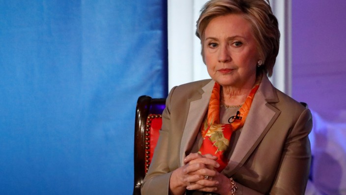 Former U.S. Secretary of State Clinton takes part in the Women for Women International Luncheon in New York
