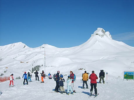 Wintersportgebiete: Damüls, Vorarlberg Tourismus