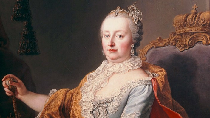 Österreichische Regentin: Kaiserin Maria Theresia, gemalt von Martin van Meytens 1759