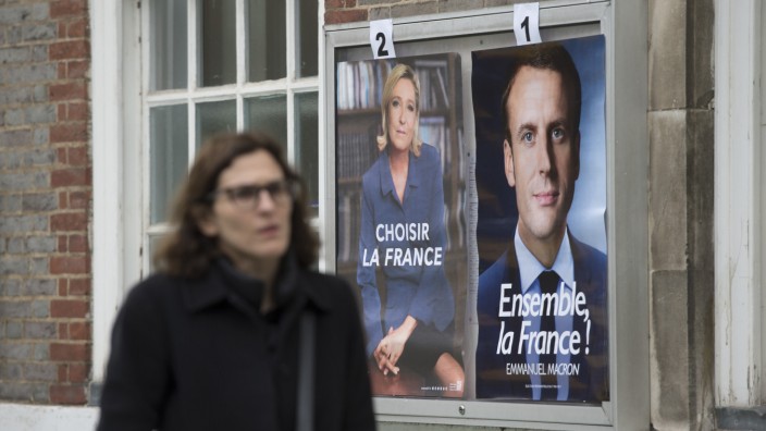 Zweite Runde der Präsidentenwahl in Frankreich