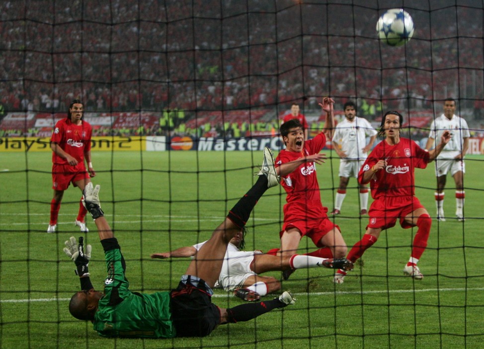 UEFA Champions League Final - AC Milan v Liverpool; Xabi Alonso