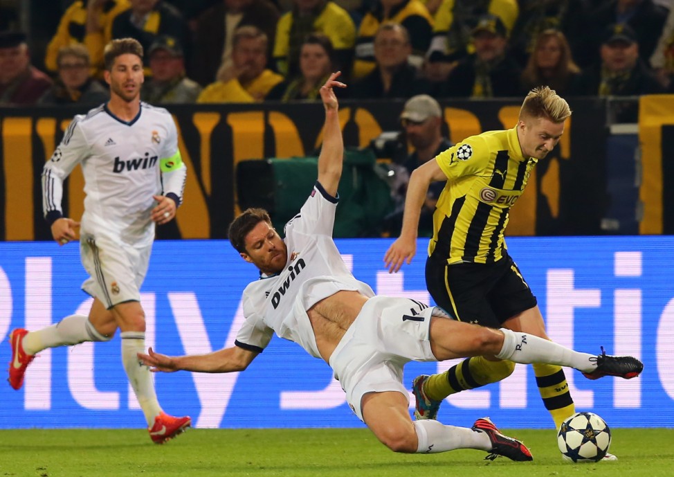 Borussia Dortmund v Real Madrid - UEFA Champions League Semi Final: First Leg; Xabi Alonso