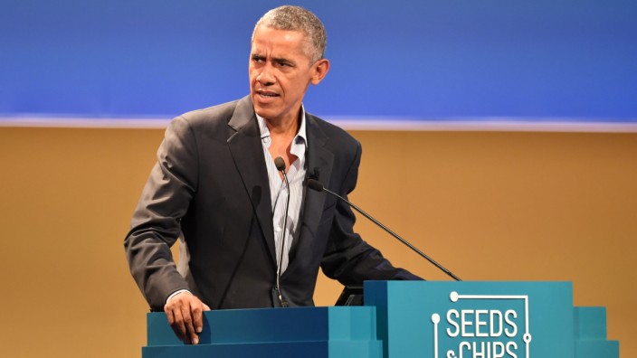 Barack Obama in Italien: Zum Essen und Reden nach Italien: Barack Obama in Mailand.