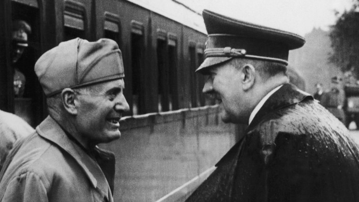 Mussolini And Hitler In Rastenburg 1944