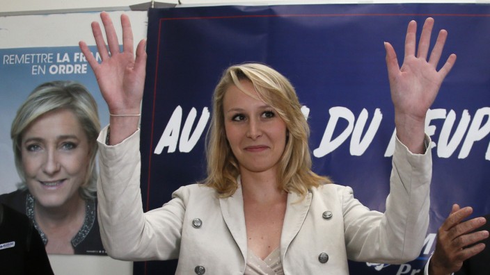 Frankreich: Die 27-jährige Maréchal-Le Pen ist eine der zwei FN-Abgeordneten in der Nationalversammlung.