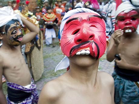 Galungan-Fest auf Bali;dpa