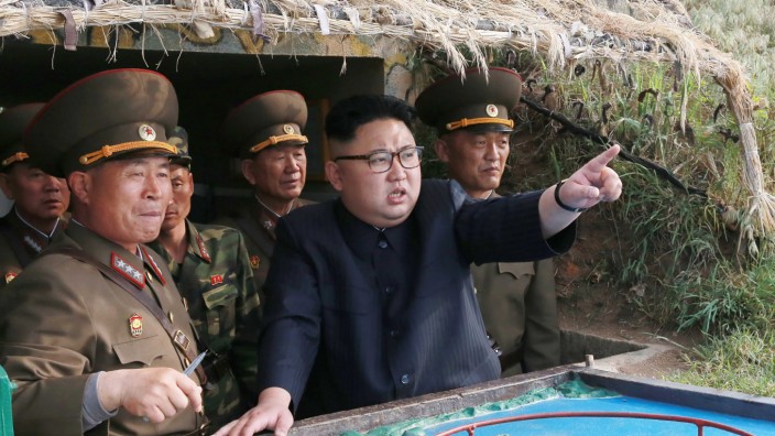 Konflikt: Nordkoreas Diktator Kim Jong-un hatte sowohl Japan, Südkorea als auch den USA mit einem Angriff gedroht.