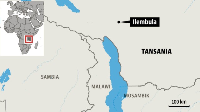 Tansania SZ Karte