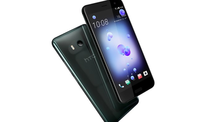 HTCs neues Smartphone U11 mit Touch-Funktion am Rahmen