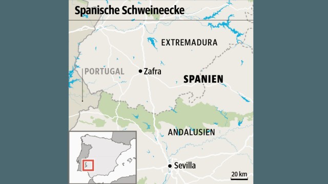 Spanien: SZ Karte