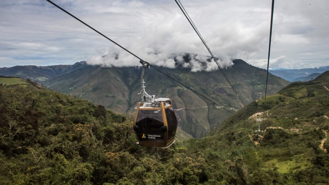 Peru: In Zukunft sollen Touristen mit der ersten Seilbahn Perus zu Kuélap gelangen.