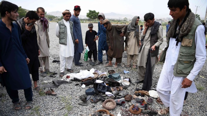 Afghanistan: Bei dem Anschlag auf ein Begräbnis starben mehrere Menschen.
