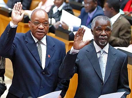 Thabo Mbeki, Jacob Zuma, AP