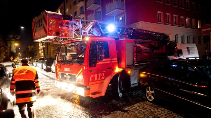 Anfahrtsprobe der Münchner Feuerwehr, 2013