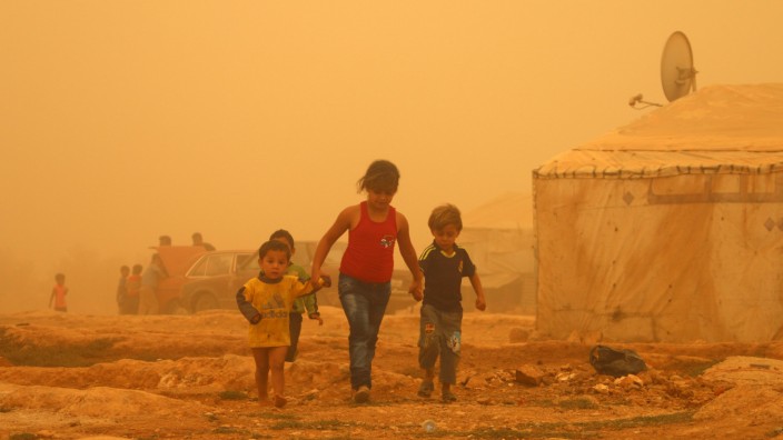 Libanon: Ein Camp in Baalbek. Etwa 115 000 Flüchtlingskinder sind in Libanon seit Beginn des Syrien-Kriegs zur Welt gekommen.