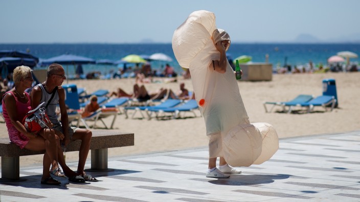 European Tourists Flock To Benidorm For Their Summer Holidays