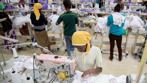 Textilfabrik in Äthiopien