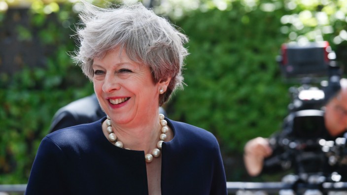 G-27-Gipfel: Die britische Premierministerin Theresa May in Brüssel.