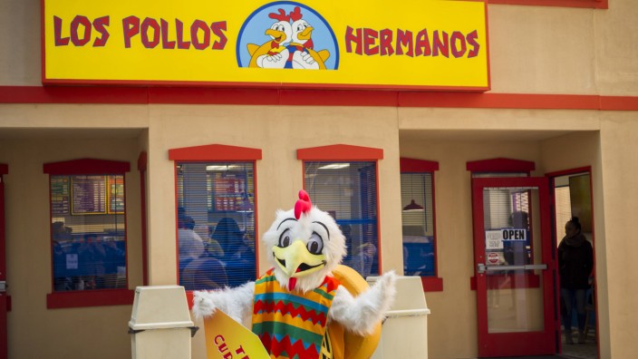 Better Call Saul branding event in New York A pop up of the renowned Los Polos Hermanos chicken fas