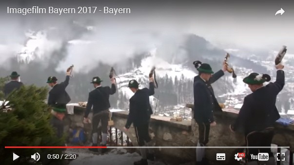 Screenshot Imagefilm "Bayern 2017" vom Bayerischen Wirtschaftsministerium