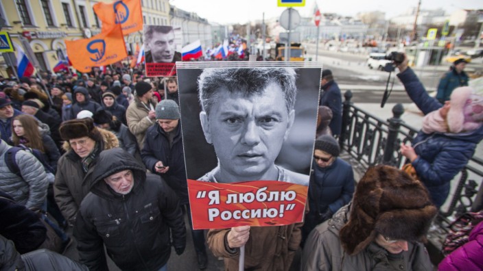 Gedenkmarsch für Boris Nemzow