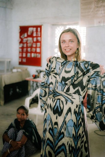 Mode: Authentisch, originell, nachhaltig: Jeanne de Kroon in der indischen Fertigungsstätte ihrer Kleider.