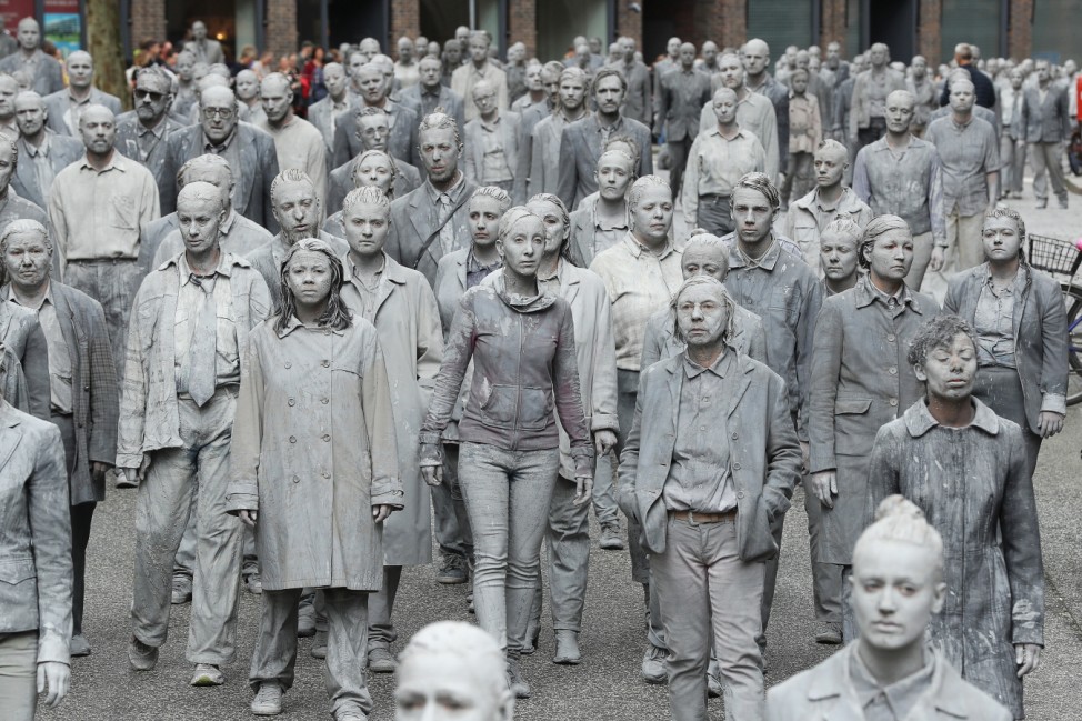 Performance Artists Hold Zombie G20 Protest